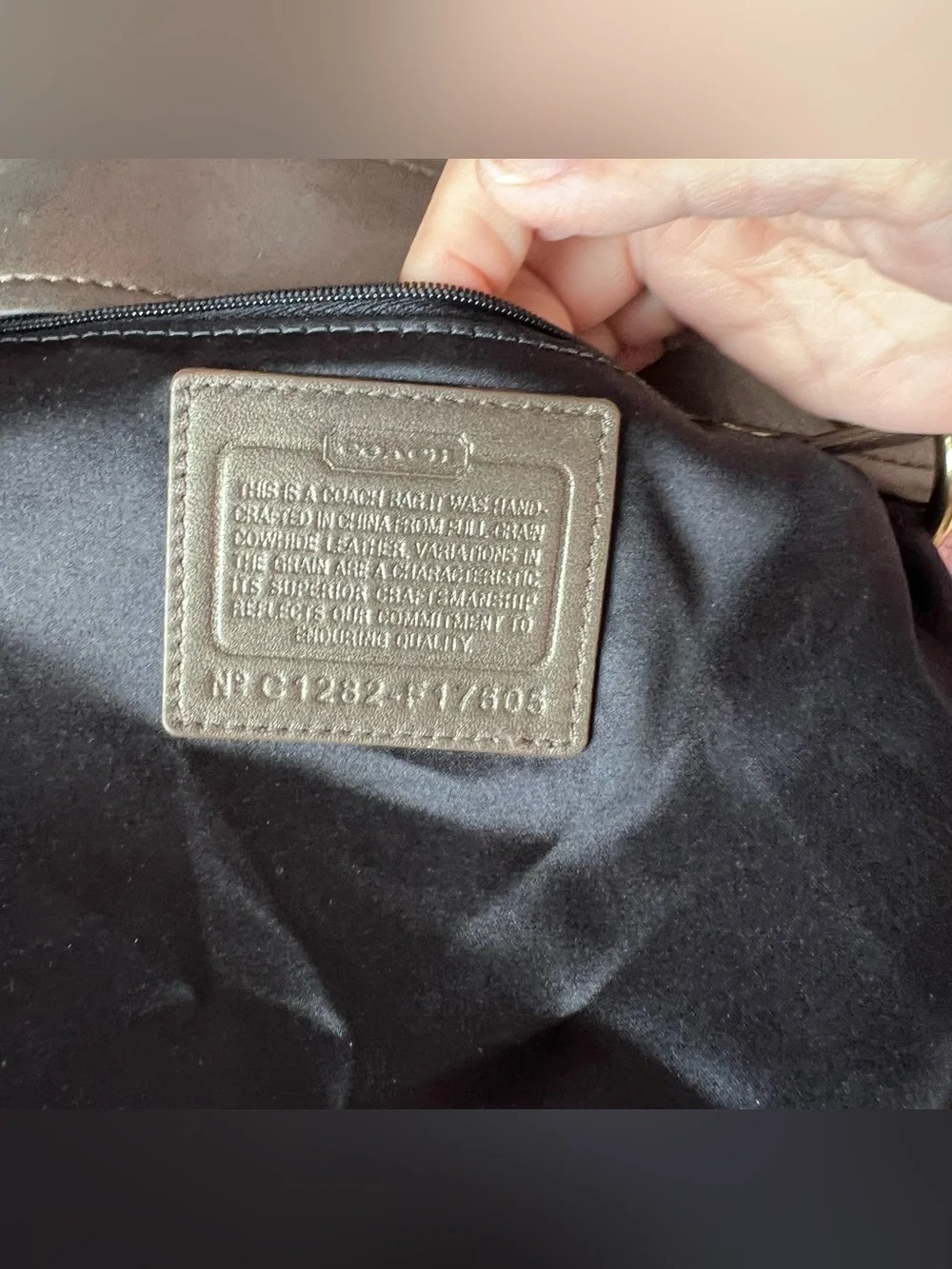 Coach Ashley Leather Hippie Shoulder Bag